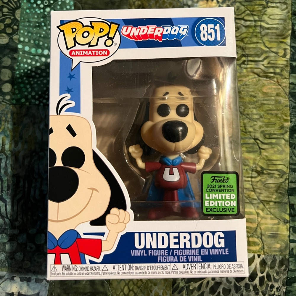 Funko Pop Underdog 851. 2021 Spring Convention Limited Edition Exclusive.